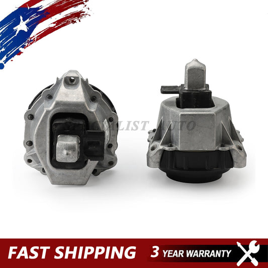 2PCS Engine Motor Mount for BMW 430I XDrive 21 Base 2.0L 22117581617 22117581618