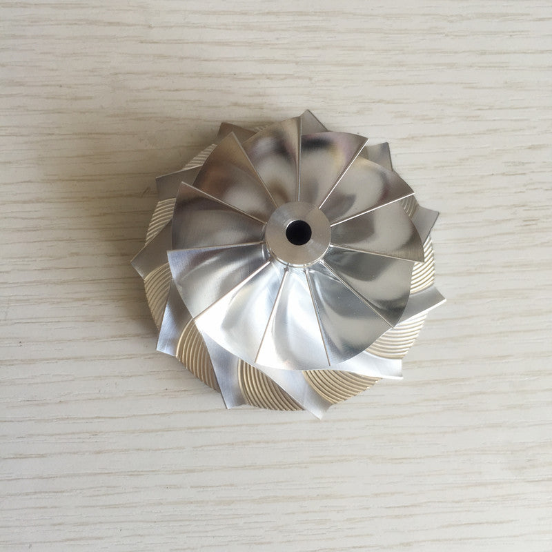 GT15-25 53.11/70.98 mm 11+0 Blade Aluminum 2618/Bill Turbine Compressor Wheel