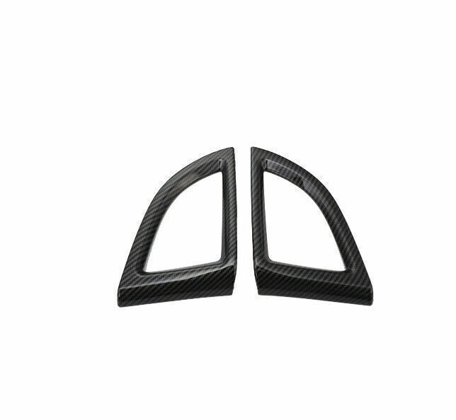 Middle Air Outlet Vent Cover Trim 2PCS for Honda CRV CR-V 2012-2016 Carbon Fiber
