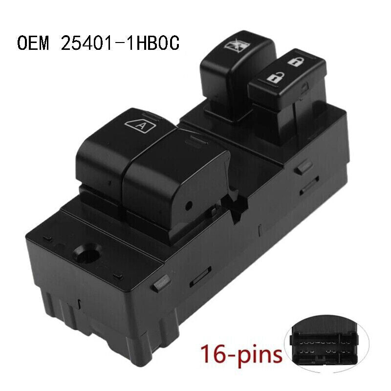 for Nissan Micra 2010-2018 25401-1HB0C 254013BB0C Power Window Switch durability