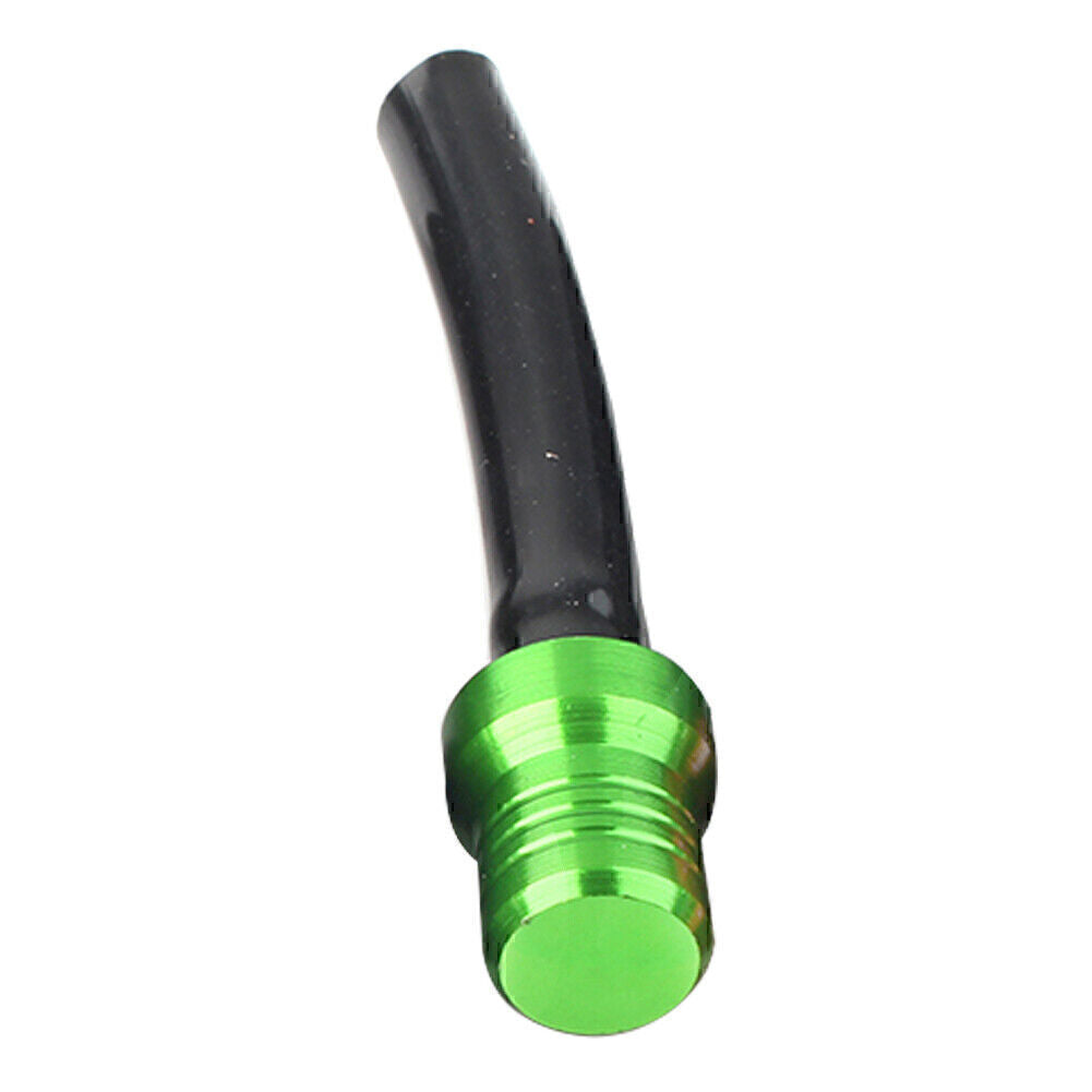For ATV Dirt Bike Pit Quad Green 1x CNC Gas Fuel Tank Cap Valve Vent Hose Tube