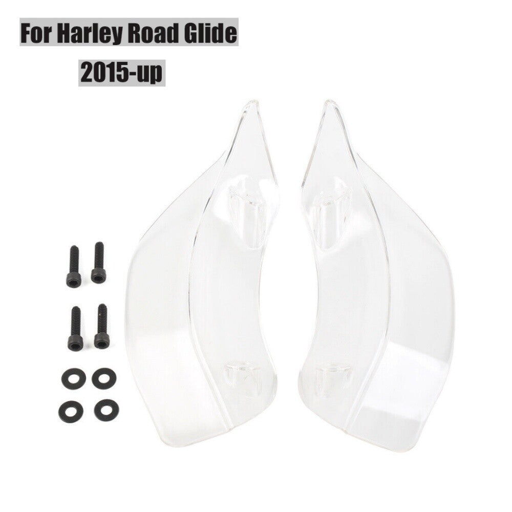 Clear Upper Fairing Air Wind Deflector for Harley Touring Road Glide FLTRXS 15+