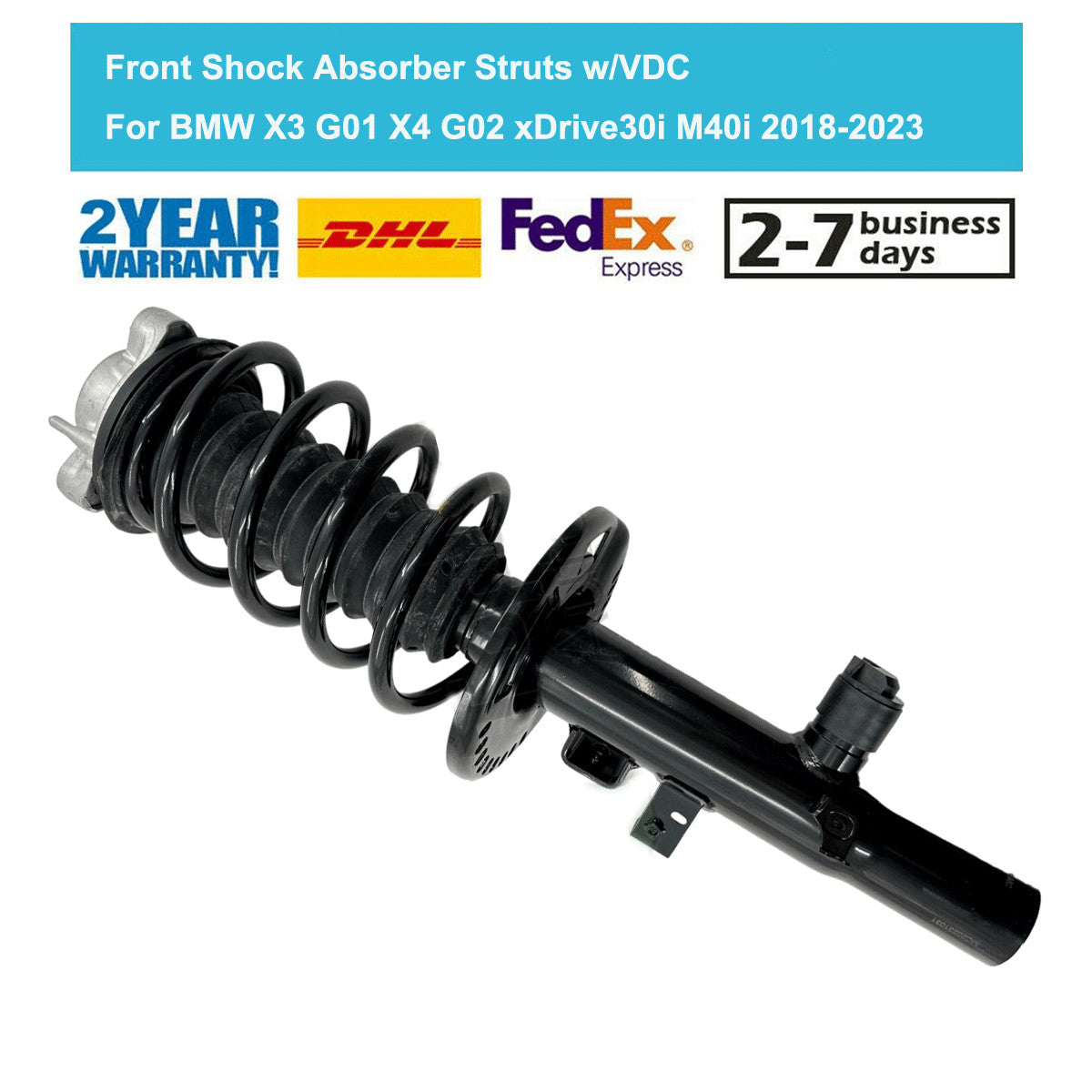 for BMW X3 G01 X4 G02 sDrive Sport 2018-2023 Front Left Shock Strut Assembly VDC