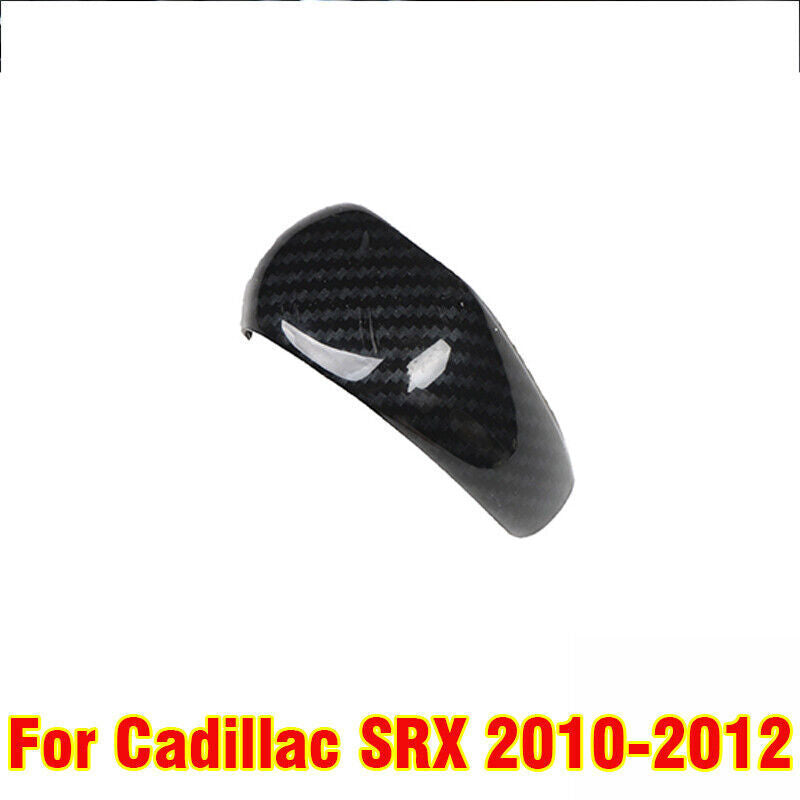 Carbon Fiber Inner Console Gear Shift Knob Cover Trim for Cadillac SRX 2010-2012