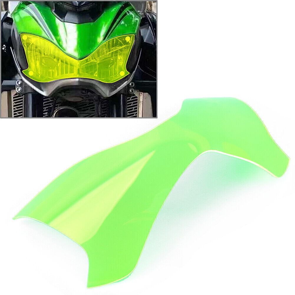 Fit for KAWASAKI Z900 2017-2019 Front Headlight Guard Shield Screen Lens Cover Green