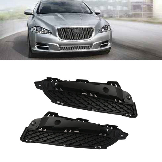 2Pcs Front Bumper Lower Grille Outside Cover Black Left Right for XF 2012-2013