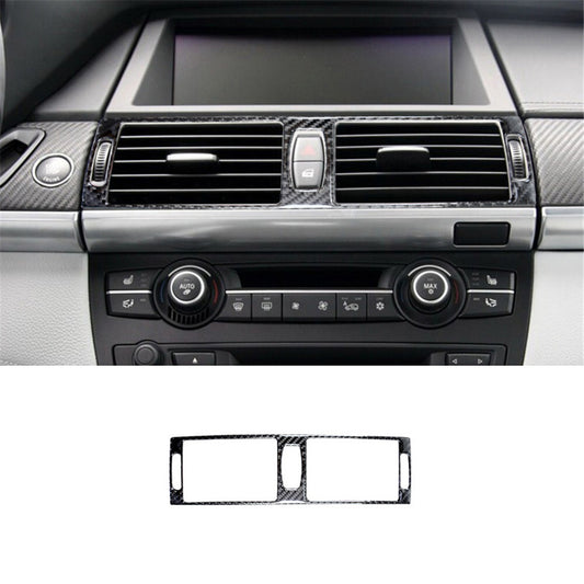 Carbon fiber central ventilation cover for BMW X5 E70 X6 E71 2011-2013