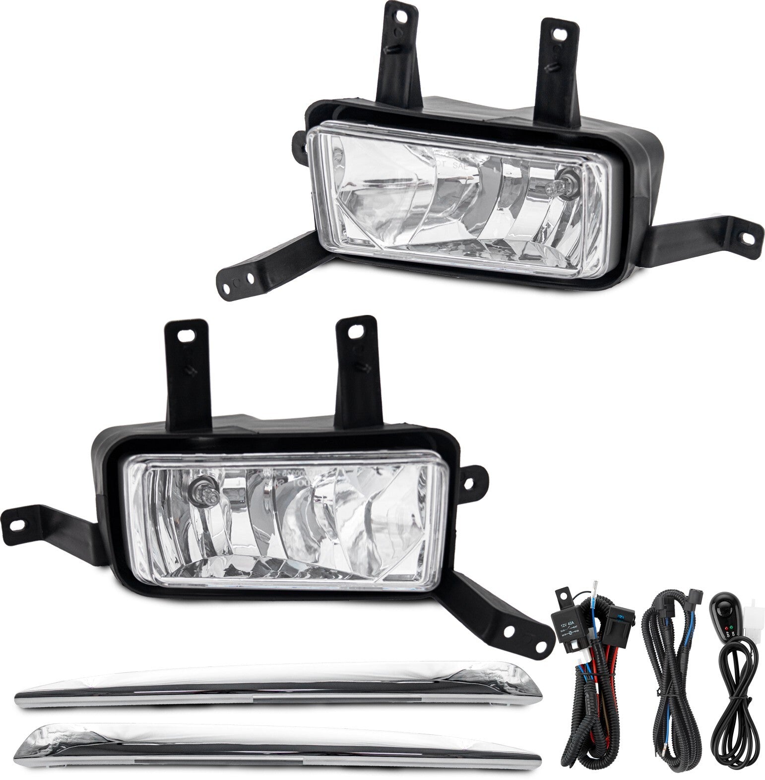 Fog lights suitable for Chevrolet Tahoe 2015-2020 / Suburban 3500HD 2015-2020 16-19