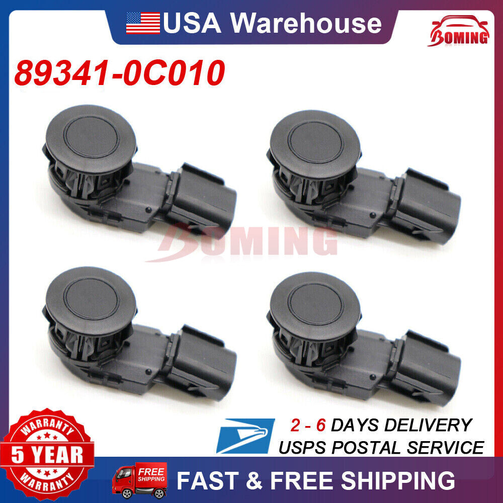 New 4x Bumper Parking Sensor 89341-0C010 for Toyota RAV4 Tacoma Tundra 2014-2018