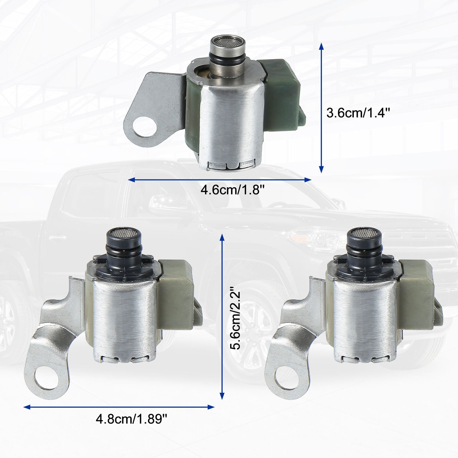 3Pcs A340E A340F Transmission Solenoid Kit Shift Lock Up Kit for Toyota
