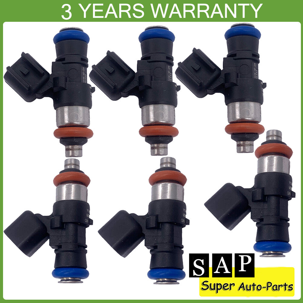 6X Fuel Injector for Ford Escape Fusion for Mazda Tribute for Mercury Mariner 0280158189