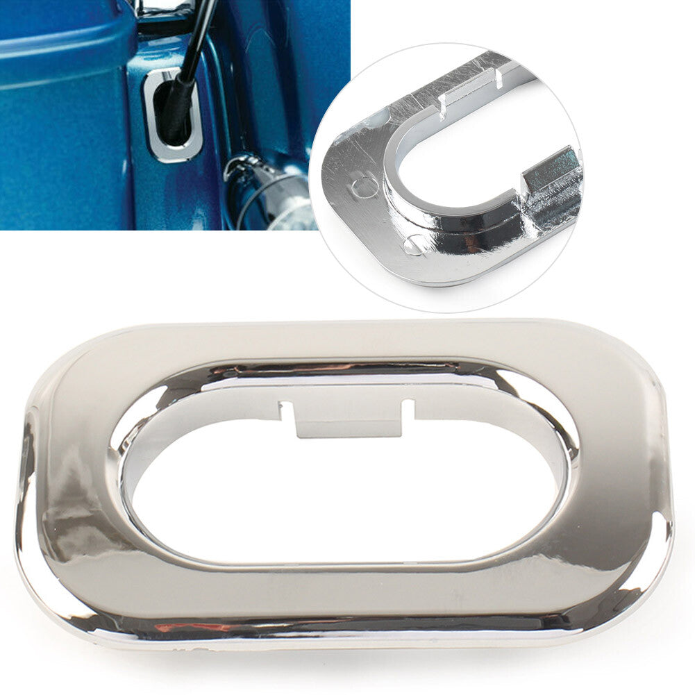 for Harley Street Glide Road King Glide Antenna Hole Accent Cover ABS Chrome UK
