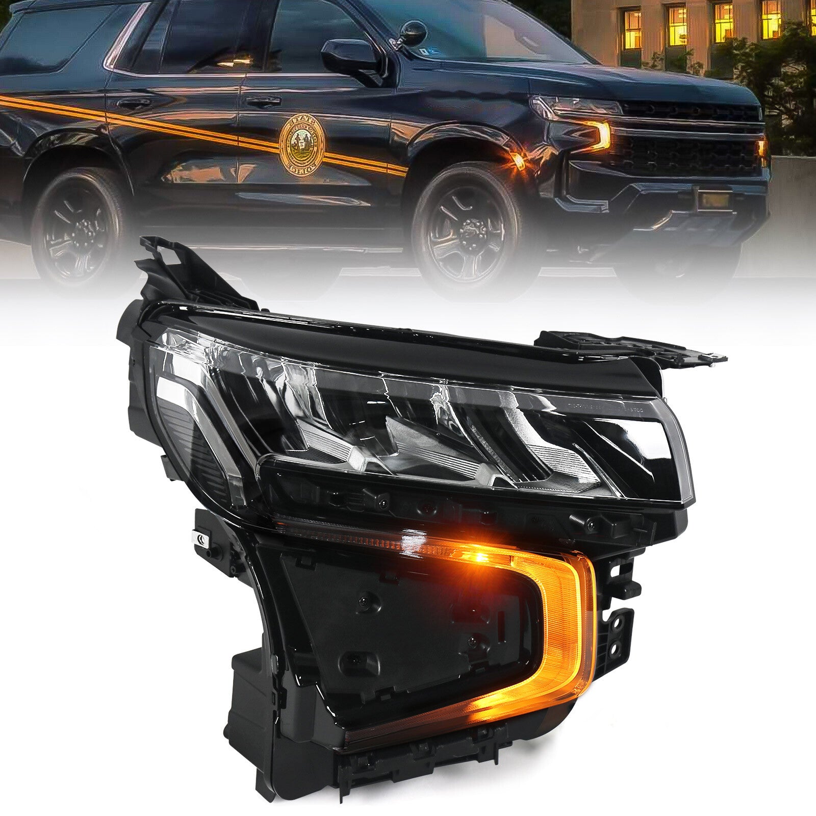 Suitable for 2021-2023 for Chevrolet Tahoe Suburban LED/halogen headlights for passengers 85123918