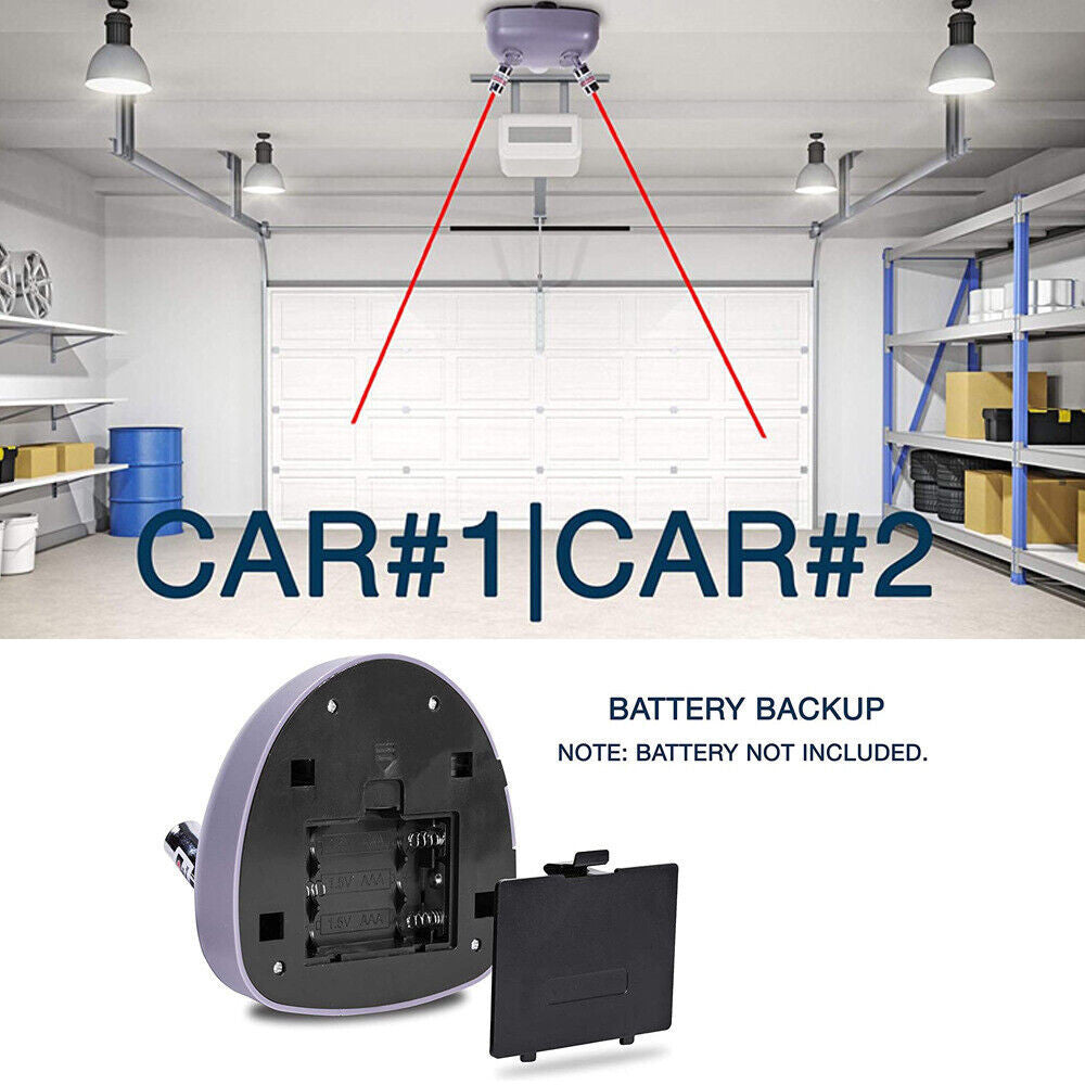Garage Double Parking Space Double Head Laser Light Assisted Parking Device