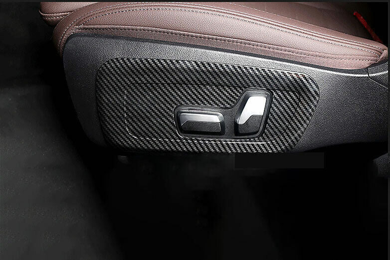Carbon Fiber Electric for Seat Adjust Cover Trim DX for BMW 3 4 Series G20 2019-2023