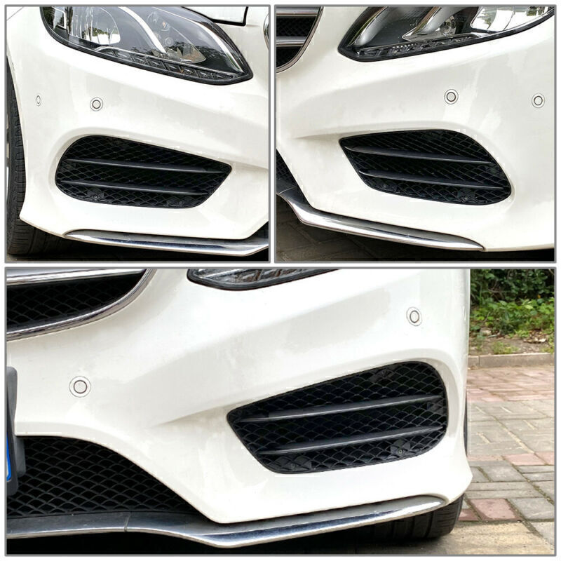 2pcs Front Bumper Grill Fog Lamp Grille Fit for Mercedes-Benz E Class W212 2013-2015