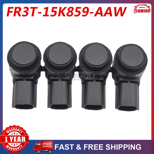 4pcs Black FR3T-15K859-AAW For 2015-2017 for Ford Explorer Parking Assist Aid Sensor