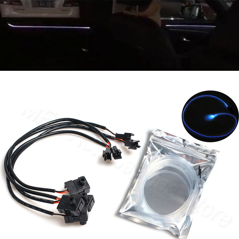 LED Interior Door Panel 4 Door Blue Light for Toyota for Lexus for ES 2018-2020