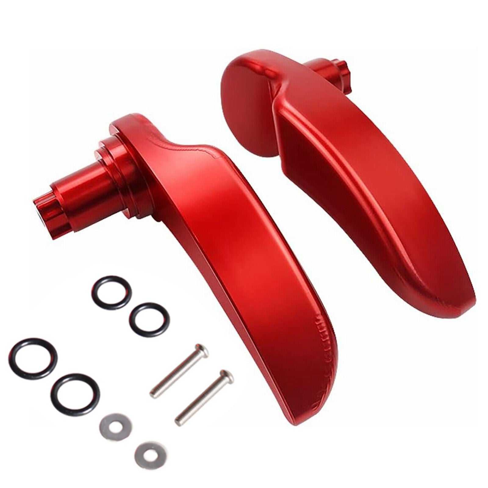 Motorcycle Saddlebag Latch Lever Lid Lifter Red For CVO Limited FLHTKSE 2014