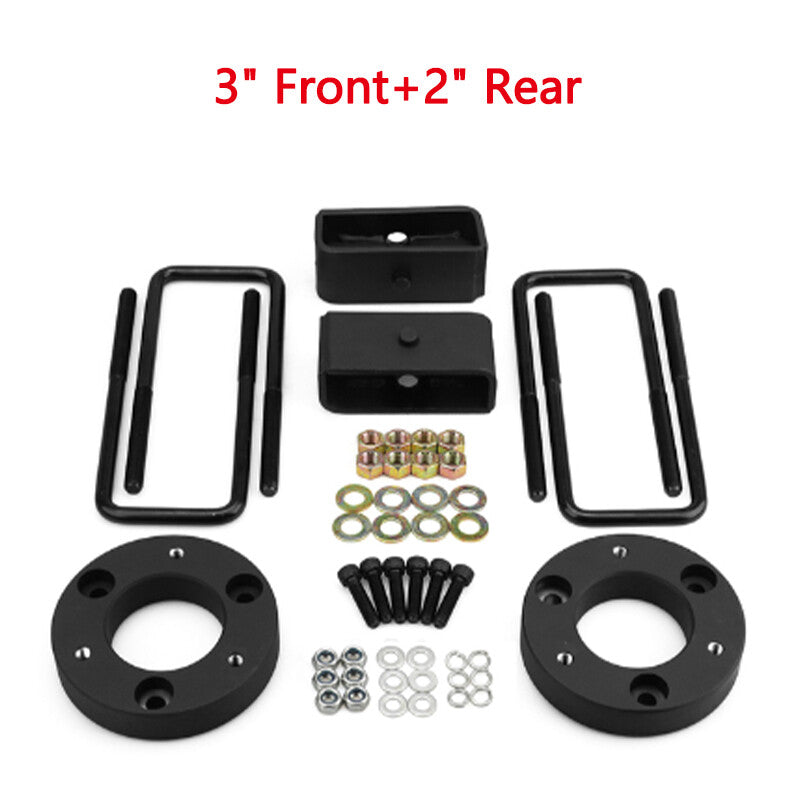 3-inch front and 2-inch rear leveling lift kit for 2007-2019 for Chevrolet Silverado for Sierra for GMC