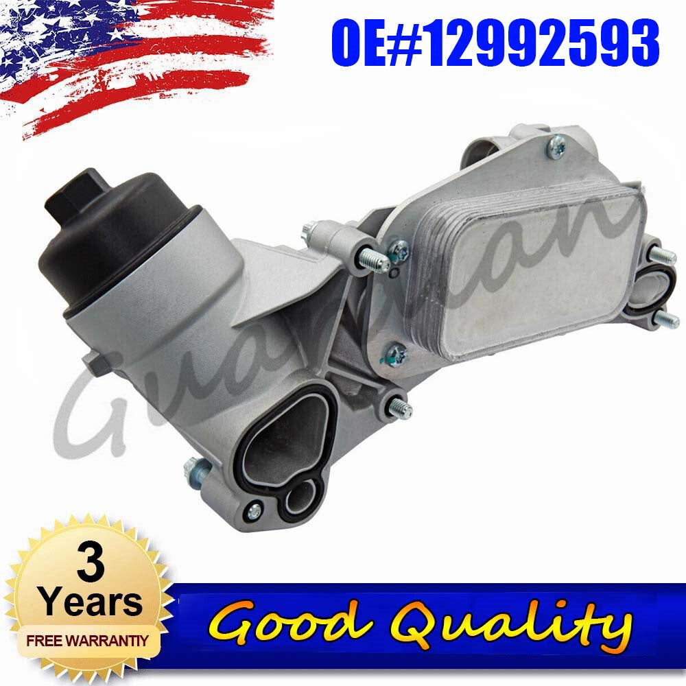 1-piece engine oil cooler and oil filter assembly 25199751 12992593 suitable for Saturn for Chevrolet