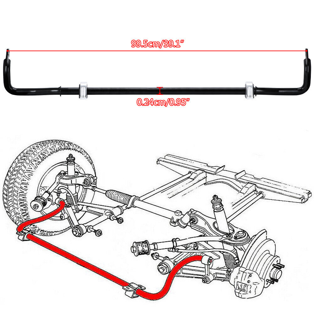 For 92-00 for Honda for Civic 94-01 for Acura Integra DC2 24mm Sway Bar Rear End Link Kit