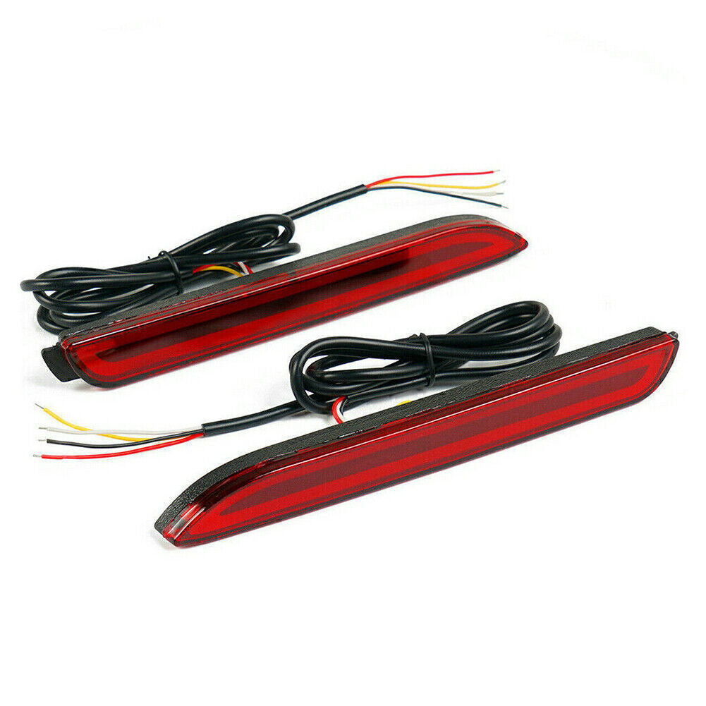 for Toyota RAV4 2PCS LED Rear Bumper Light Reflector Brake Stop Driving Fog Lamp