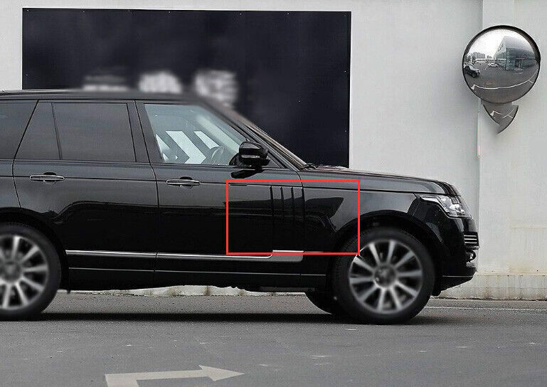 ABS Silver Fender Vent Outlet Cover Trim 2X Fit for Range Rover L405 2013-2022