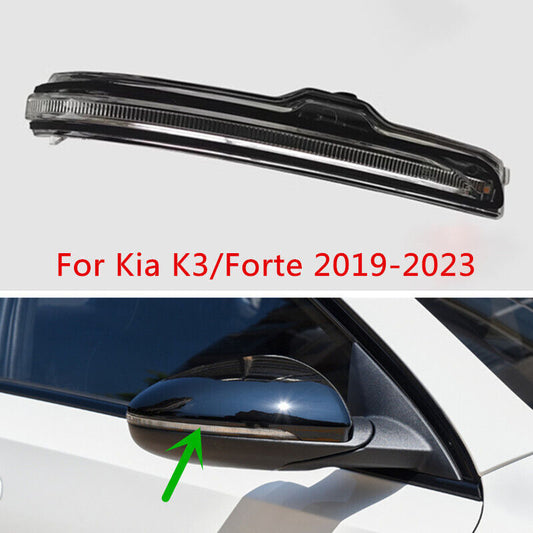 RH Mirror Light for Kia K3/Forte 2019-2023 Rearview Door Mirror Turn Signal Lamp