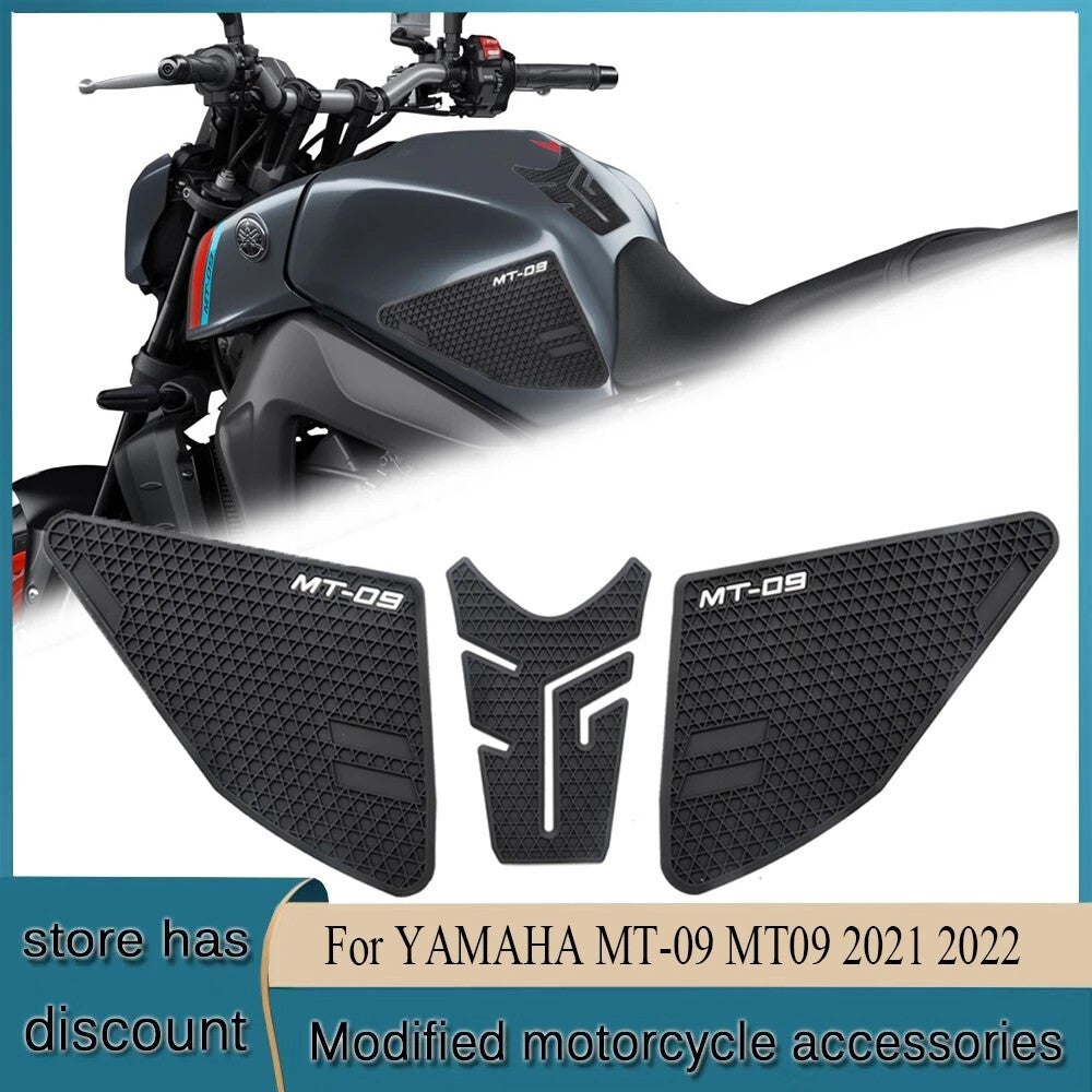 for YAMAHA MT-09 MT09 Fuel Tank pads Protector Stickers Knee Grip Traction Pad