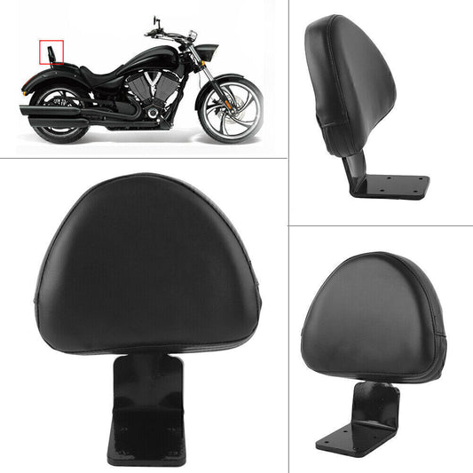 For Victory Vegas Kingpin High Ball Jackpot Black Rear Backrest Sissy Bar Cowl