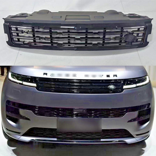 Front Grill Bumper Mesh Grille Fit For LR for Range Rover Sport 2023-2024 Black New