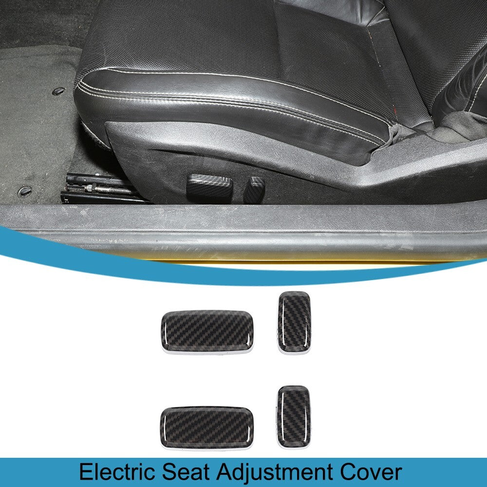 Electric for Seat Adjustment Switch Button Cover Trim for Chevrolet Camaro 2010-2015