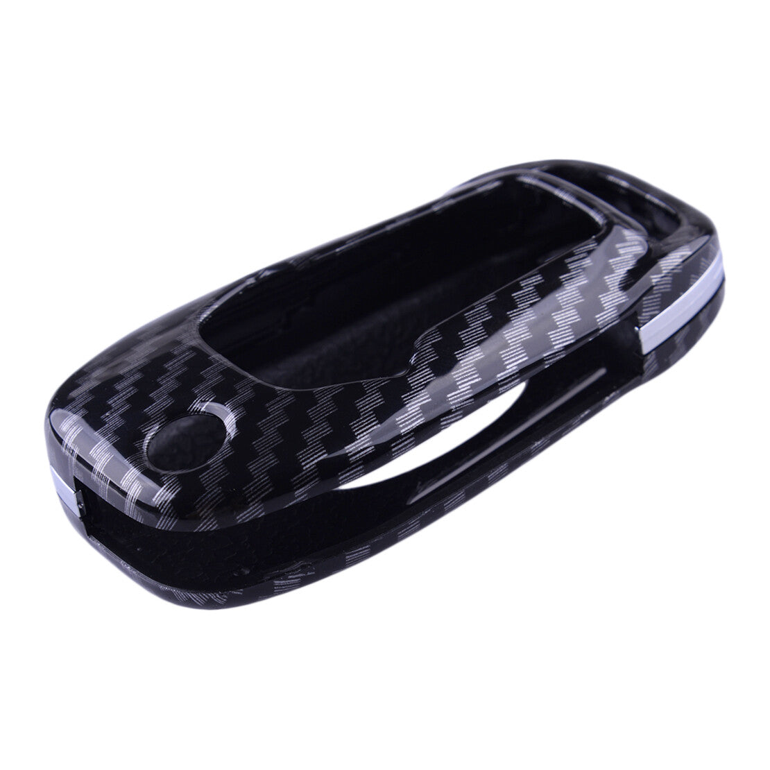 Carbon Fiber Style Remote Key Fob Case Cover Fit for Ford F-150 F-250 EcoSport