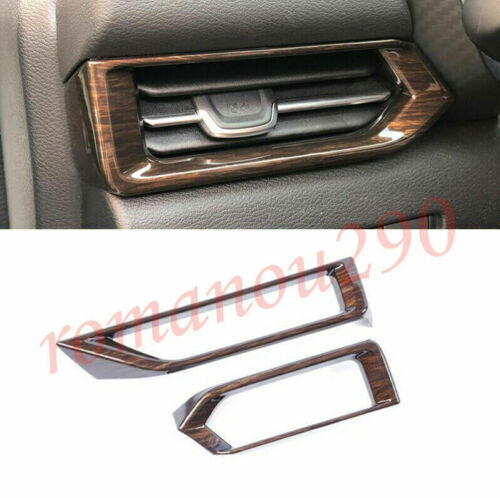 for Nissan Sentra 2020-2023 Wood Grain ABS Dashboard Air Outlet Cover Trims 5P