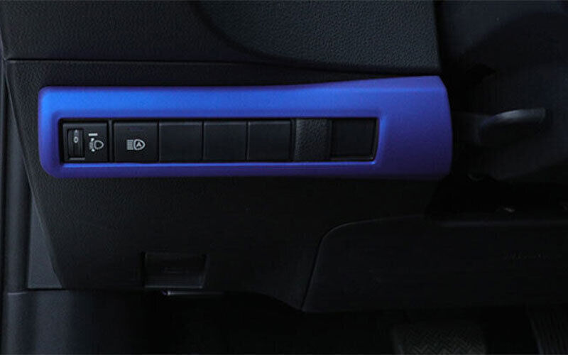 for Toyota for Corolla 2019-2022 Matt Blue Headlight Switch Control Frame Trim auto