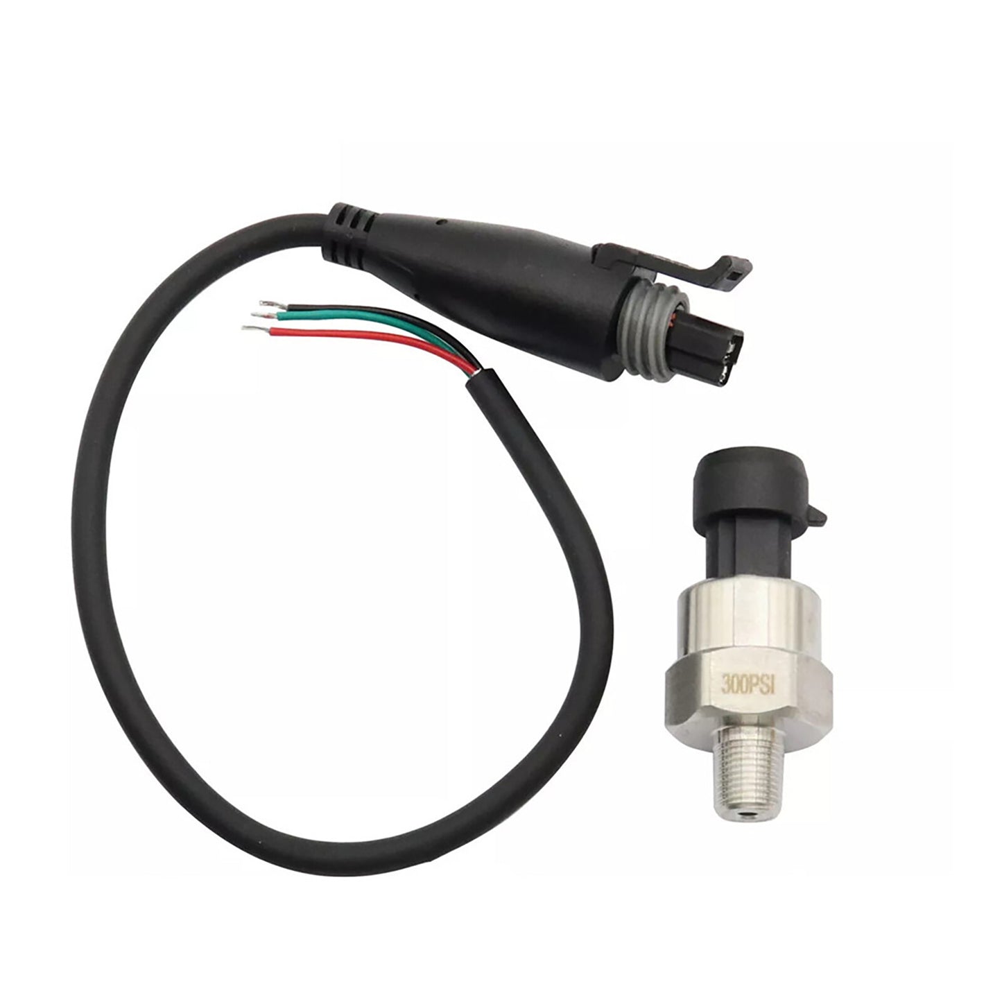 0-300 PSI Pressure Sensor Oil Fuel Air Water Pressure Transducer Kit Universal