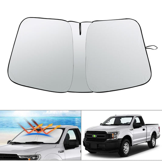 For 17-24 for Ford Super Duty F250 F350 F450 Windshield Sun Shade Reflective Cover