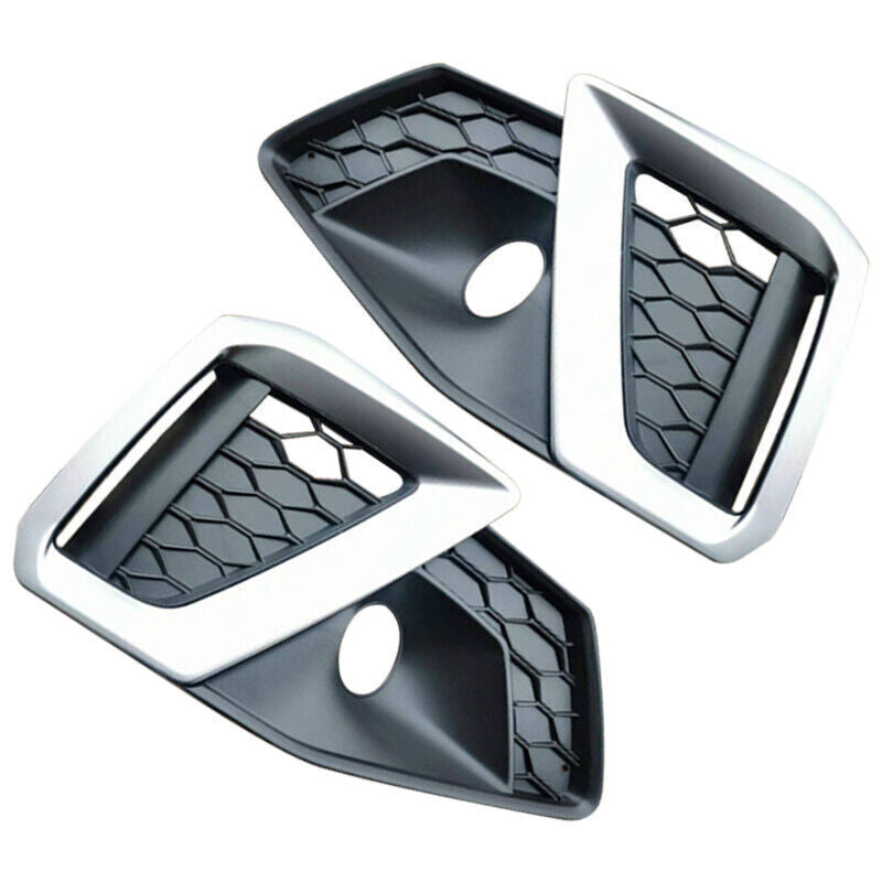 ABS electroplated front bumper fog light protection cover grille suitable for Audi for A4 B9 Sport 2020-2022