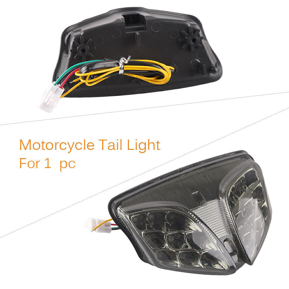 LED Tail Light Brake Lamp Turn Signals Smoke Lens Fit for Suzuki GSXR 600 750 08-12