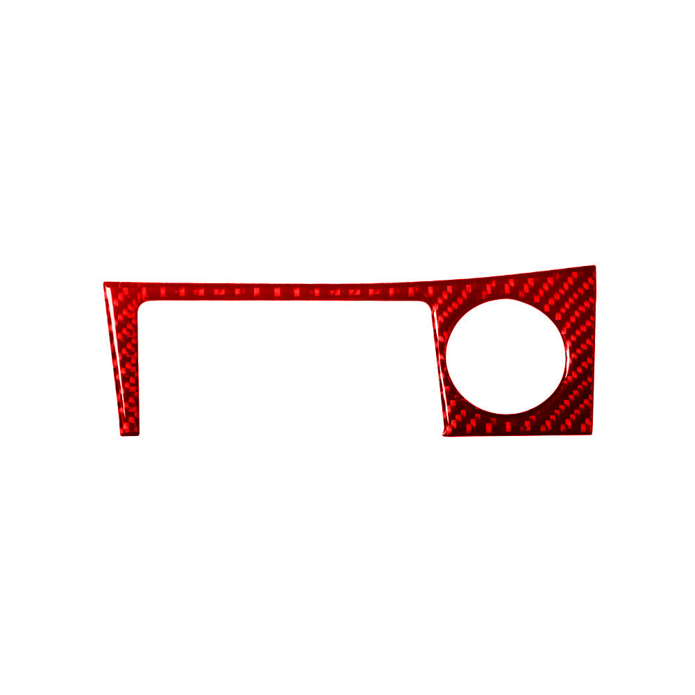 Red Carbon Fiber Console Cigarette Lighter Trim Panel for Toyota Celica 2001-05