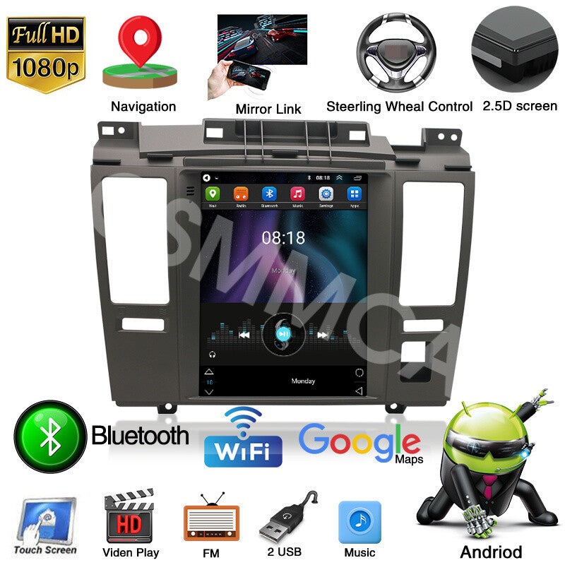 Car MP5 Player Radio Stereo GPS Head Unit Fit for Nissan Tiida Versa 2004-2011