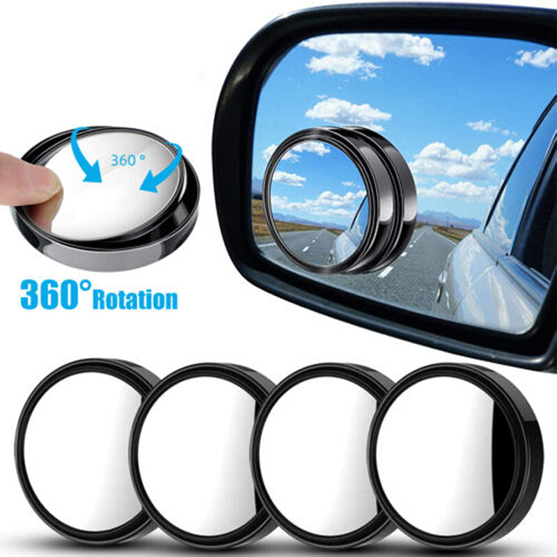 4-Piece Car SUV Blind Spot Mirrors, High Definition 360¡ã Adjustable Rear Side View Convex Mirrors