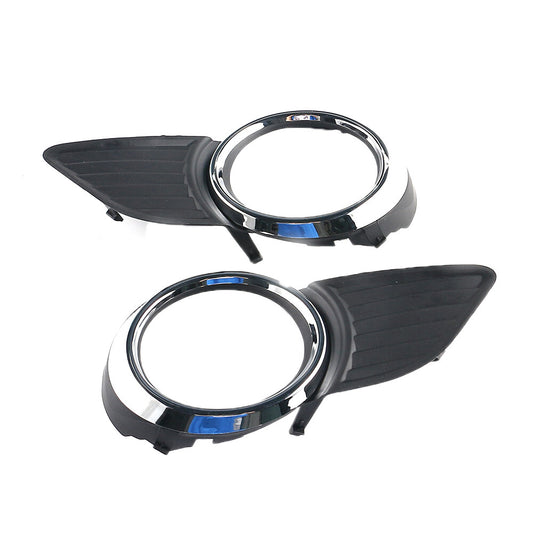 Left Right Front Bumper Fog Light Trim Cover Grille Fits for Sienna 2011-2017