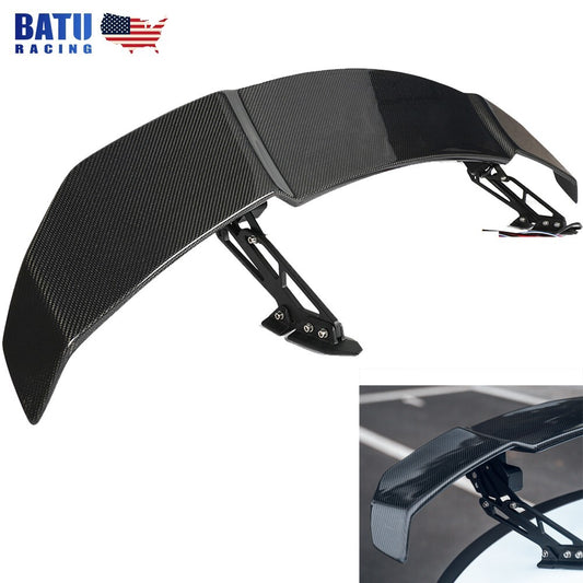 Automatic Adjustable Trunk Tail Carbon Fiber Spoiler Wing for Tesla for model S