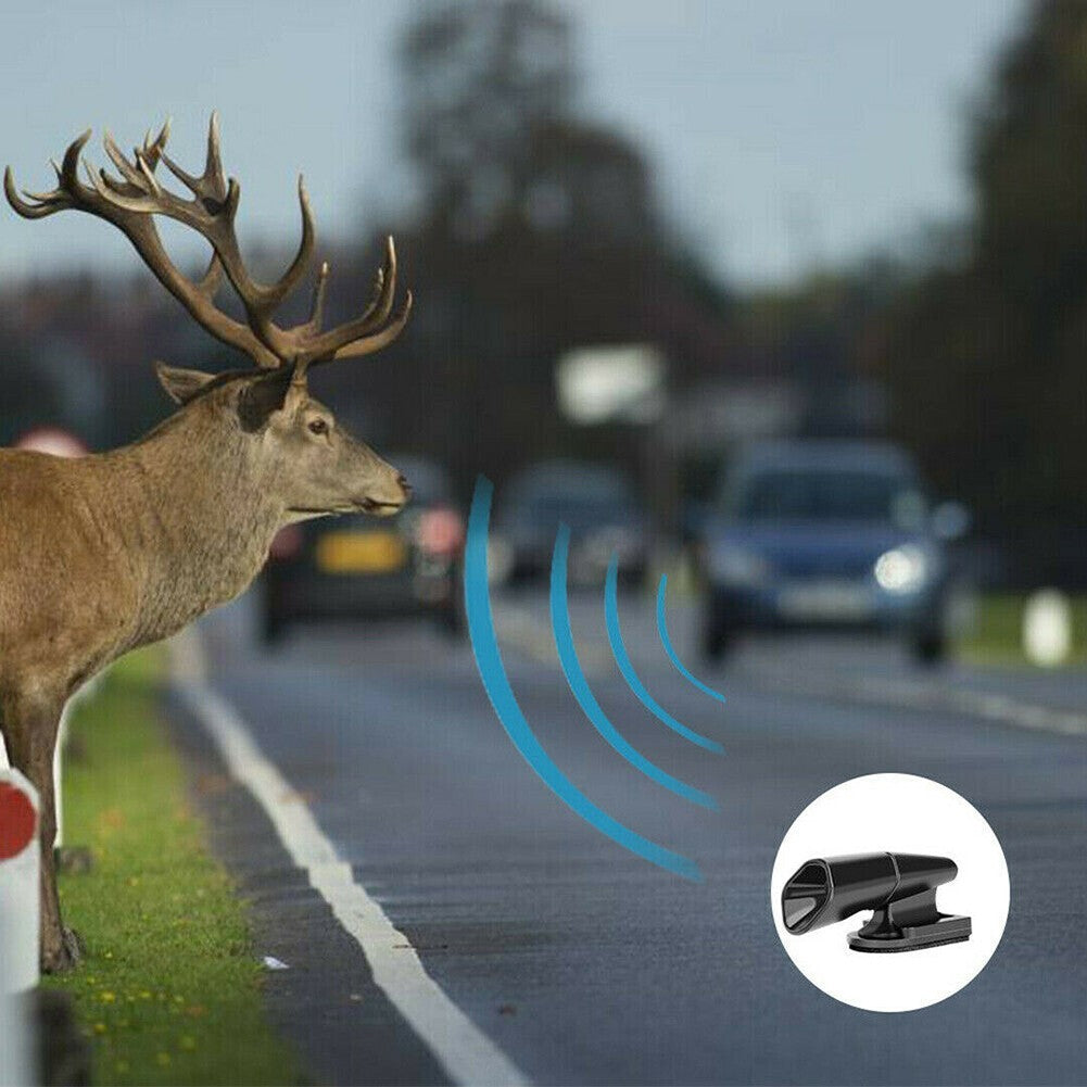 4X Deer Whistles Wildlife Warning Device Animal Sonic Alert Car Safety Accessory