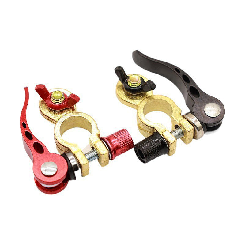 2-Piece Set of Car SUV Battery Terminal Disconnect Positive and Negative Switch Connection Parts