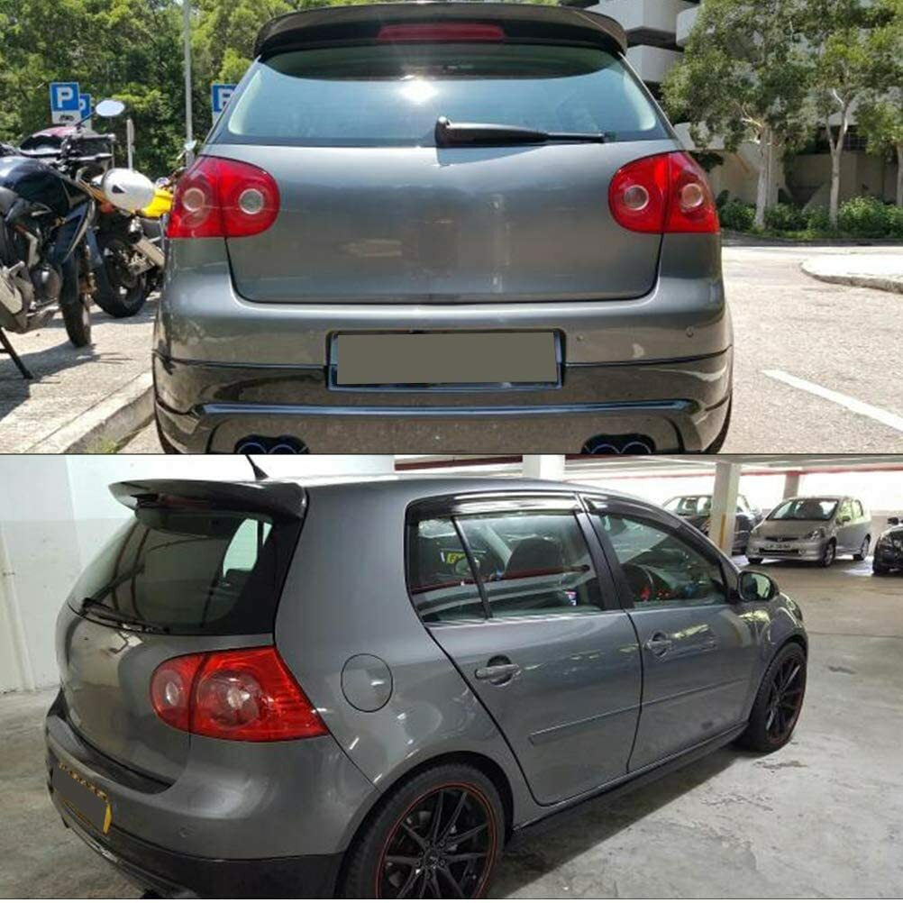 for Volkswagen for Golf 5 MK5 GTI R32 2004-2008 REAL Carbon Rear Roof Spoiler Wing