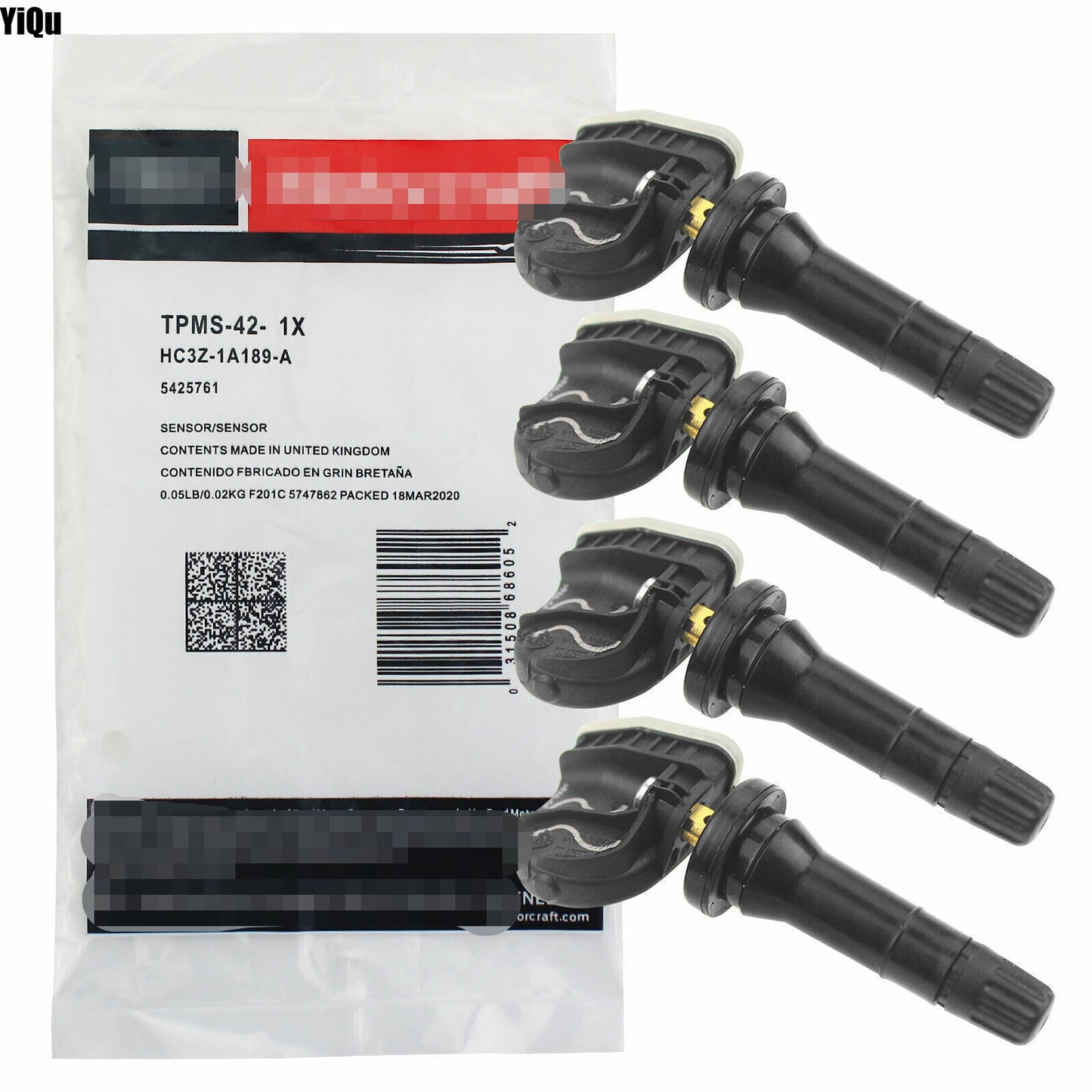 4-piece TPMS-42 HC3Z-1A189-A tire pressure monitoring sensor kit for Ford F250