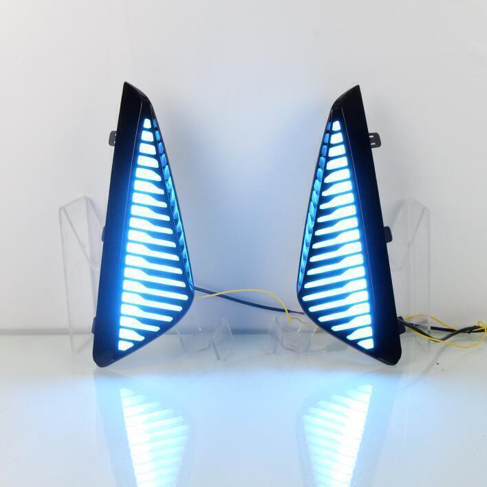 1 pair of LED daytime running lights and fog lights with turn signals for Nissan Sentra 2024